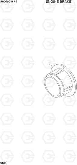 9160 ENGINE BRAKE R800LC-9 FS, Hyundai