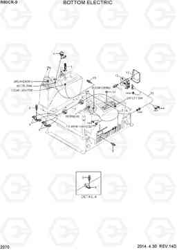 2070 BOTTOM ELECTRIC R80CR-9, Hyundai