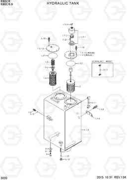 3020 HYDRAULIC TANK R80CR-9, Hyundai