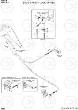 3410 BOOM SAFETY LOCK SYSTEM R80CR-9, Hyundai