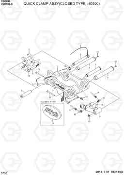 3730 QUICK CLAMP ASSY(CLOSED TYPE 1, -#0500) R80CR-9, Hyundai