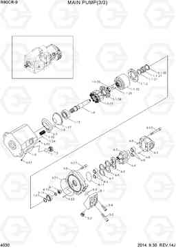 4030 MAIN PUMP(3/3) R80CR-9, Hyundai