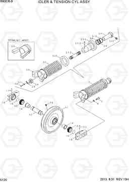 5120 IDLER & TENSION CYL ASSY R80CR-9, Hyundai