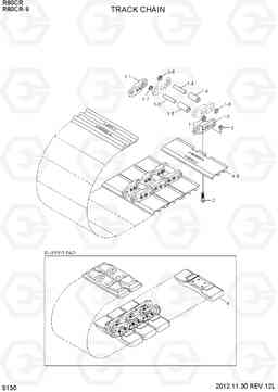 5130 TRACK CHAIN R80CR-9, Hyundai