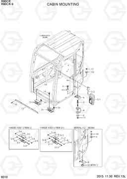 6010 CAB MOUNTING R80CR-9, Hyundai