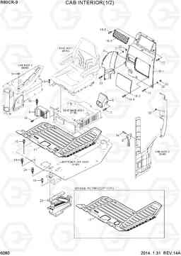 6080 CAB INTERIOR(1/2) R80CR-9, Hyundai