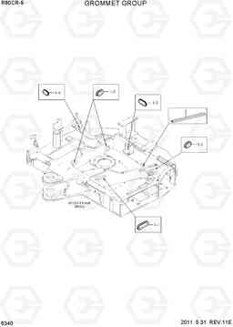 6340 GROMMET GROUP R80CR-9, Hyundai