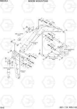 7010 BOOM MOUNTING R80CR-9, Hyundai