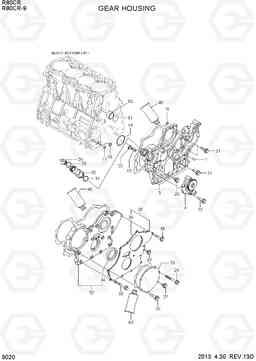 9020 GEAR HOUSING R80CR-9, Hyundai