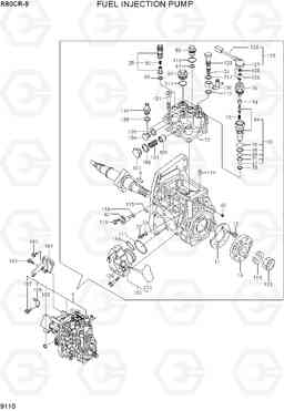 9110 FUEL INJECTION PUMP R80CR-9, Hyundai