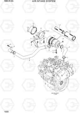 1020 AIR INTAKE SYSTEM R80CR-9A, Hyundai