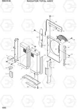 1050 RADIATOR TOTAL ASSY R80CR-9A, Hyundai