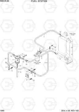 1060 FUEL SYSTEM R80CR-9A, Hyundai