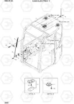 2040 CAB ELECTRIC 1 R80CR-9A, Hyundai