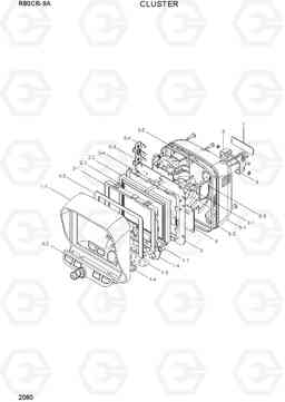 2080 CLUSTER R80CR-9A, Hyundai