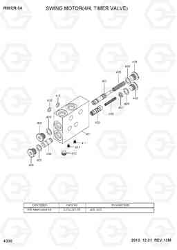 4230 SWING MOTOR(4/4, TIMER VALVE) R80CR-9A, Hyundai