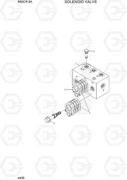 4430 SOLENOID VALVE R80CR-9A, Hyundai