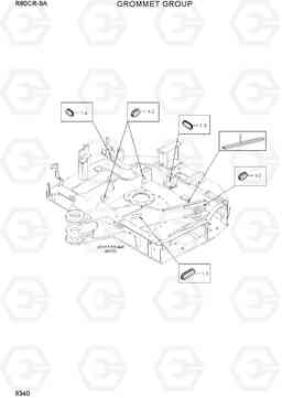 6340 GROMMET GROUP R80CR-9A, Hyundai