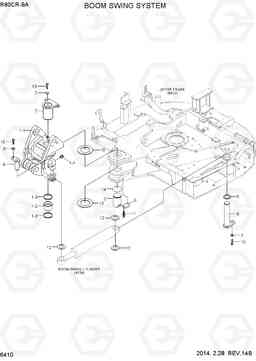 6410 BOOM SWING SYSTEM R80CR-9A, Hyundai