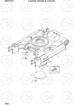 6500 LOWER FRAME & COVER R80CR-9A, Hyundai