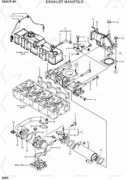 9060 EXHAUST MANIFOLD R80CR-9A, Hyundai