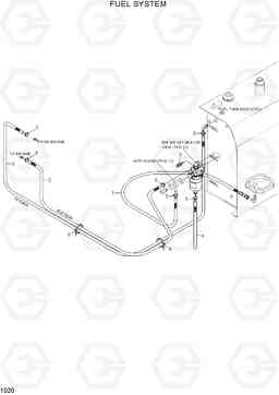 1020 FUEL SYSTEM R95W-3, Hyundai