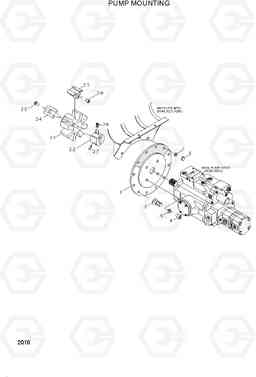 2010 PUMP MOUNTING R95W-3, Hyundai