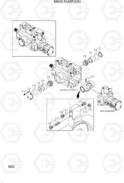 2022 MAIN PUMP(3/3) R95W-3, Hyundai