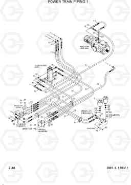 2140 POWER TRAIN PIPING 1 R95W-3, Hyundai