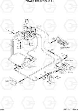 2150 POWER TRAIN PIPING 2 R95W-3, Hyundai