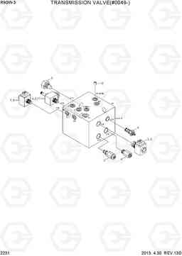 2231 TRANSMISSION VALVE(#0049-) R95W-3, Hyundai