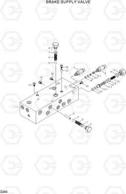 2240 +BRAKE SUPPLY VALVE R95W-3, Hyundai