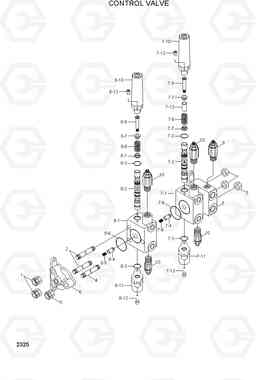 2325 CONTROL VALVE R95W-3, Hyundai