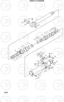 2410 ARM CYLINDER R95W-3, Hyundai