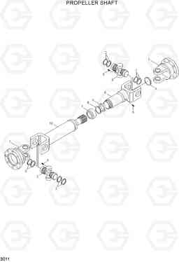 3011 PROPELLER SHAFT R95W-3, Hyundai