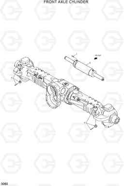 3060 FRONT AXLE CYLINDER R95W-3, Hyundai