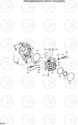 3110 TRANSMISSION INPUT HOUSING R95W-3, Hyundai
