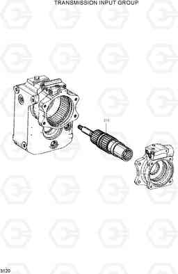 3120 TRANSMISSION INPUT GROUP R95W-3, Hyundai