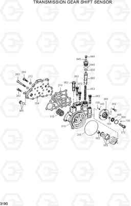 3190 TRANSMISSION GEAR SHIFT SENSOR R95W-3, Hyundai