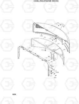5050 COWLING(ENGINE HOOD) R95W-3, Hyundai