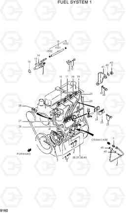 9160 FUEL SYSTEM 1 R95W-3, Hyundai