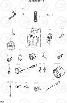 9490 ACCESSORY 2 R95W-3, Hyundai