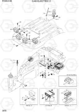 2070 CAB ELECTRIC 2 R140LC-9S(BRAZIL), Hyundai