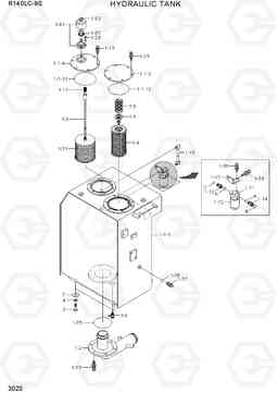 3020 HYDRAULIC TANK R140LC-9S(BRAZIL), Hyundai