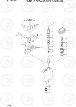 4300 SINGLE PEDAL(DOUBLE ACTING) R140LC-9S(BRAZIL), Hyundai