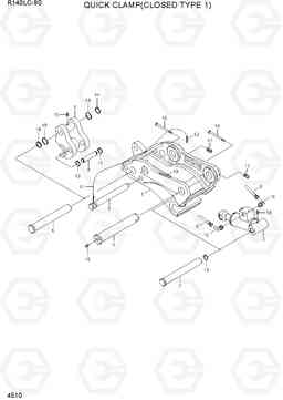 4510 QUICK CLAMP(CLOSED TYPE 1) R140LC-9S(BRAZIL), Hyundai