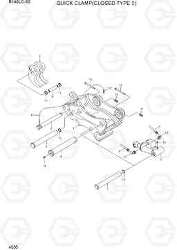 4530 QUICK CLAMP(CLOSED TYPE 2) R140LC-9S(BRAZIL), Hyundai