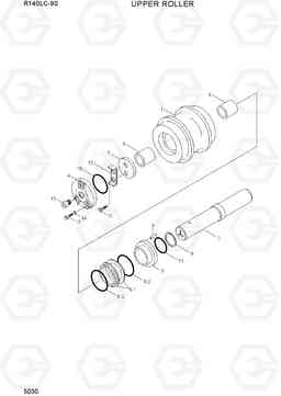 5030 UPPER ROLLER R140LC-9S(BRAZIL), Hyundai