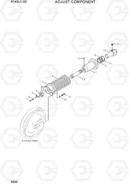 5040 ADJUST COMPONENT R140LC-9S(BRAZIL), Hyundai
