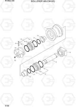 5120 ROLLER(R140LCM-9S) R140LC-9S(BRAZIL), Hyundai